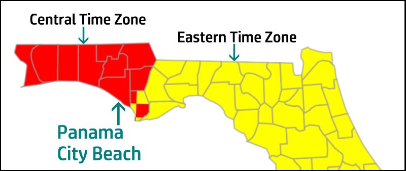 Panama City Florida Time Zone Map - Angela Maureene